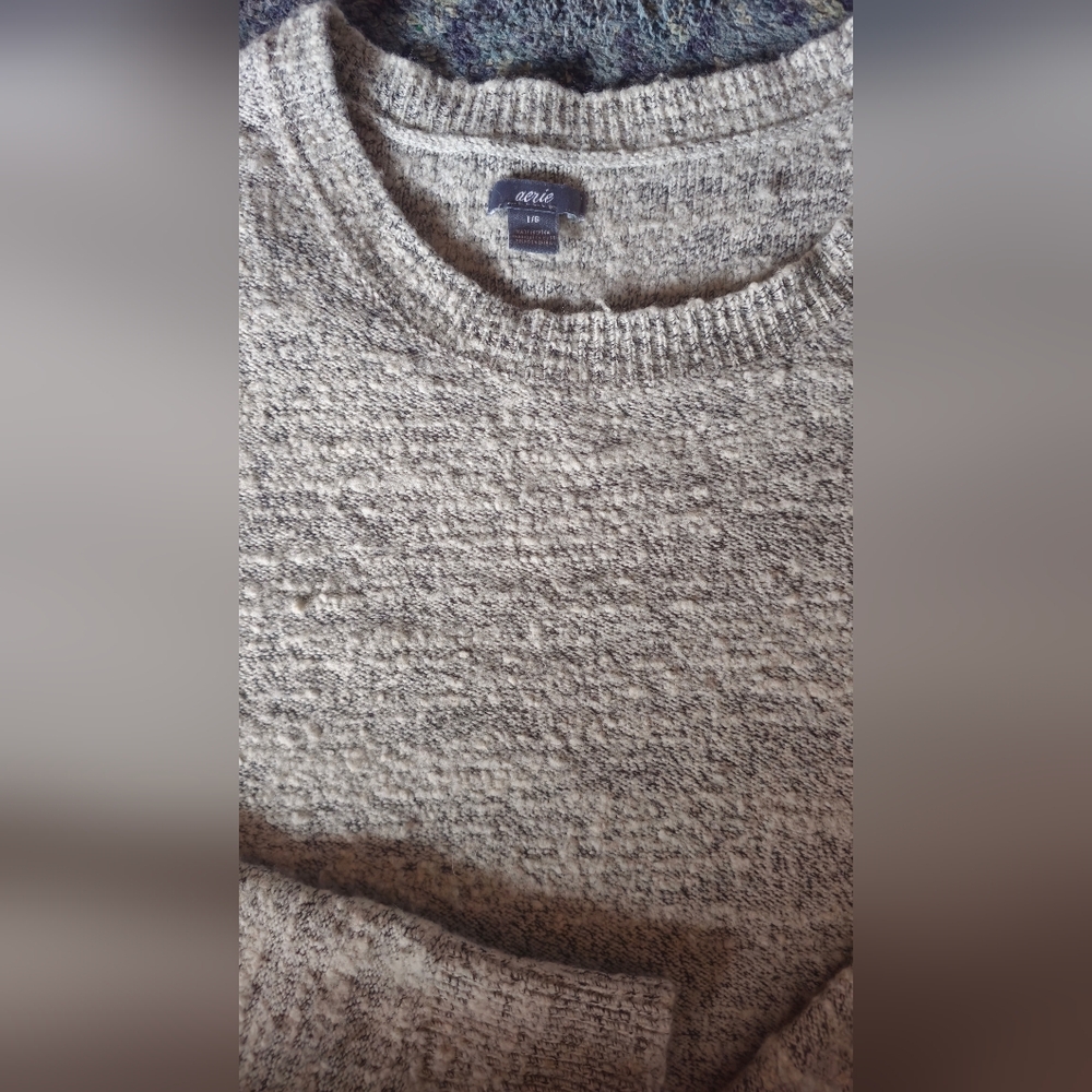 Aerie grey marl crewneck